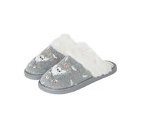 Women'secret Zapatillas La Nuit Harry Potter, Slipper Donna, Grigio Melange, Small Larga