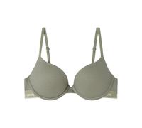 Women'secret Sujetador Push Up Gorgeous Algodón Reggiseno, Kaki, 85B Donna
