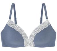 Women'secret Sujetador Triangular Acolchado Cotton Collection 1, Reggiseno Donna, Blu Chiaro, 5B
