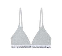 Women'secret Top Logo Reggiseno, Grigio, L Donna