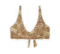 women'secret Top Solare Parte Superiore del Bikini, Brown Print, 95B Donna