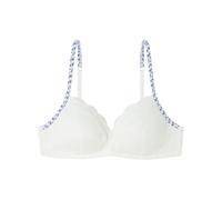 Women'secret Triangular Padded Spring Helankas Reggiseno, Bianco, 4B Donna