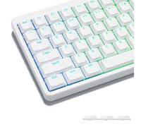 Womier Tappi per chiavi, tasti a basso profilo, lucidi attraverso i tasti, keycaps personalizzati in PBT keycaps per 60% 65% 75% 80% 100% Cherry Gateron MX Switch tastiera meccanica,