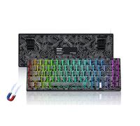 Womier Tastiera M68 HE V2 60% con trigger rapido, tastiera topografica da gioco effetto Hall, tastiera meccanica RGB personalizzata cablata con interruttore magnetico, copritasti in PBT per Mac/Win