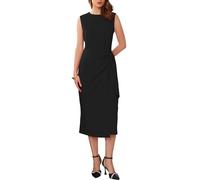 WOMLAYOUT Donna Abito Elegante da Cocktail Sheath Senza Maniche | Silhouette Avolta Valorizzante Design che Esalta la Forma Serata Festa Banchetto Scelta Splendida