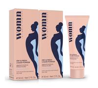 womn Dry & FRESH LIQUID POWDER - Polvere per il corpo liquido senza talco contro umidità, sfregamenti e odori sgradevoli (2 x 50 ml)
