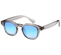 WONAVEHY Occhiali da sole Mens Womens Unisex Retro occhiali da sole per gli uomini donne Pirata Capitano Johnny Depp Stile Vintage Rotondo Stile Occhiali da sole colorati per gli uomini Signore Moda
