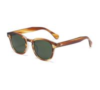 WONAVEHY Occhiali da sole Mens Womens Unisex Retro occhiali da sole per gli uomini donne Pirata Capitano Johnny Depp Stile Vintage Rotondo Stile Occhiali da sole colorati per gli uomini Signore Moda