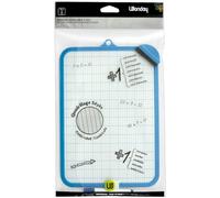 WONDAY - Ardesia 2 lati, bianca e Seyes. 26 x 18,5 cm, con pennarello cancellabile a secco e pennello.