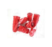 WONDAY Confezione da 12 ditali in gomma Herisson n. 0, diametro 15 mm, colore: Rosso