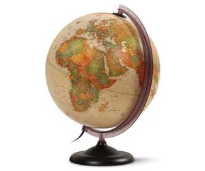 WONDAY Globo terrestre luminoso 30 cm "First" antico