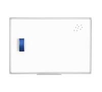 WONDAY - Lavagna bianca magnetica 90 x 120 cm con supporto per pennarelli