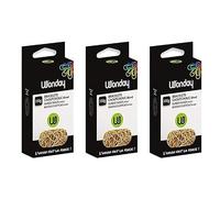 WONDAY Set di 3 scatole da 100 g, braccialetti in gomma elastica, 200 mm, biondo