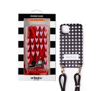 WONDEE Confezione cover La Volatil e Lucia Be Aperros per iPhone 12 Mini, Custodia protettiva antiurto trasparente con paraurti in TPU anti-shock