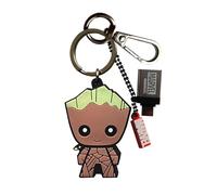 WONDEE Marvel Regali [ 2 in 1 ] Chiavetta Simpatiche + Portachiavi Groot Chiavetta USB Marvel Avengers con adattatore USB C da 32 GB - Disney Gadget Originale, Idea Regalo per Adulti e Bambini