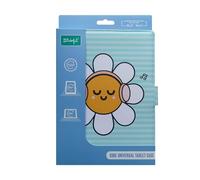 WONDEE Mr Wonderful Custodia Tablet Universale 10.2 a 10.4" Pollici di Margherita Con posizionamento verticale e orizzontale, Pro Case Cover compatibile per Ipad 10,2" - Mr Wonderful Regali Originali