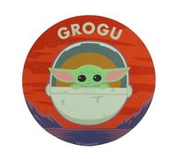 WONDEE Star Wars Baby Yoda Tappetino Mouse Rotondo con Disegno Esclusivo a Grogu The Mandalorian, Tappetino per il Mouse Antiscivolo, lavabile e Divertente, Idee Regalo Star Wars Baby Yoda Gadget