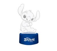 WONDEE Stitch Lampada Led 3D Disney Con Telecomando Multicolore Per Decorazione e Luce Notturna Cameretta Bambini, Atmosfera Notturna Rilassante, Disney Regalo Stich Bambina
