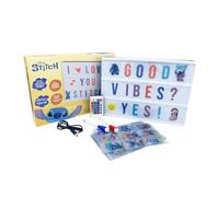 WONDEE Stitch Regalo Bambina e Ragazza, Light Box Mágica con Lettere, Disegni, Emoji e Telecomando - Decorazione Disney Stitch Regalo Bambina e Ragazza 6, 7, 8, 9, 10, 11, 12, 14, 15, 16 anni Femmina