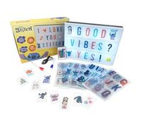 WONDEE Stitch Regalo, Messaggi Magici, Insegna Lampada con Lettere, Disegni, Telecomando e 16 Colori - Decorazione Disney Stitch Regalo Bambina e Ragazza 6,7,8, 9,10,11,12,14, anni Femmina (Ciondolo)