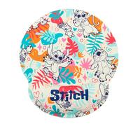 WONDEE Stitch Tappetino Mouse Poggiapolsi Gel con Disegno Kawaii Esclusivo a Disney Lilo e Stich - Tappetino per il Mouse Ergonomico Divertente, Idee Regalo LiLo Stitch Bambina e Donne Gadget