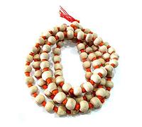Wonder Care Autentico Rudraksh Mala-5face- Genuine Himalayan Rudraksha Seeds religioso ornamento rosario Japa Mala 8 mm importato dal Nepal, Legno