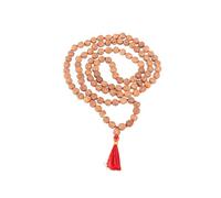 Wonder Care Autentico Rudraksh Mala con rosario Mukhi - Veri semi di Rudraksha himalayano, Ornamento religioso, Rosario Japa Mala Collana - Importato dal Nepal, Unisex