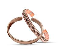 Wonder Care Bracciale in Rame Puro per Uomo e Donna, Kada con Custodia in Velluto e Confezione Regalo