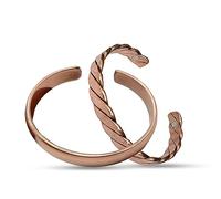 Wonder Care Bracciale in Rame Puro per Uomo e Donna, Kada da Uomo, Con Custodia in Velluto e Confezione Regalo