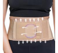 Wonder Care Cintura di supporto per ernia ombelicale, tutore addominale per ernia ombelicale o ernia ombelicale, sollievo dal dolore da ernia, beige 4XL