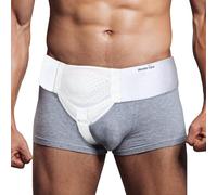 Wonder Care Hernia belt_men - Fascia di supporto per ernia inguinale, per alleviare il dolore, per colonna vertebrale pelvica, flessibile, regolabile, a sinistra/destra, per ernia inguinale, taglia S,