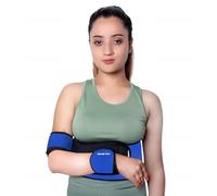 Wonder Care Immobilizzatore per braccio, immobilizzatore per spalla sinistra e destra, tutore elastico per collare alla clavicola, lussazione ossea, sublussazione, stabilizzatore spalla, tutore di