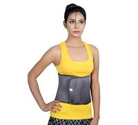 Wonder Care Legante addominale post intervento chirurgico sezione C recupero per le donne trimmer pancia bruciagrassi cintura dimagrante per uomini fascia a compressione colore grigio (S)