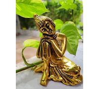 Wonder Care WC_ Buddha addormentato | Pisolino | Seduto | Riposo | Statua pace e armonia | Decorazione scultura Thailandia | Decorazione casa
