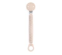 Suavinex, Portaciuccio in Panno, Morbido e Flessibile, Nastro con Design Double-Face, Catenella per Ciuccio, Portaciuccio con Clip. Per Bambini +0 Mesi, Adatto ai Neonati, Wonderland Rosa