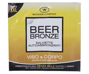 Wonder Company Beer Bronze Salviette Abbronzanti 1 pz Salviette