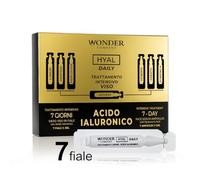 Wonder Company HYAL DAILY, Siero Viso con Acido Ialuronico 95%, Trattamento Intensivo 7 Giorni, 7 Fiale da 2ml