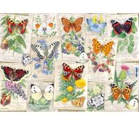 Wonder Forge Butterfly Splendor - Puzzle da 1000 pezzi per adulti, pezzi unici e perfettamente aderenti, immagini divertenti e vivaci, esclusiva Amazon