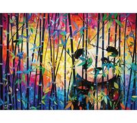 Wonder Forge Peekaboo Panda - Puzzle da 1000 pezzi per adulti, pezzi unici e perfettamente aderenti, immagini divertenti e vivaci, esclusiva Amazon