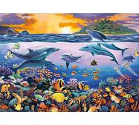Wonder Forge Underwater Frolic - Puzzle da 1000 pezzi per adulti, pezzi unici e perfettamente aderenti, immagini divertenti e vivaci, esclusiva Amazon