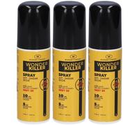 Wonder Killer Spray Anti-Zanzare e Zecche 3x75 ml Spray