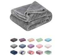 Wonder Miracle, coperta in pile sherpa a doppio strato, super spesso e caldo, reversibile, per culla, passeggino, da viaggio, divano e letto (40 x 50 l, corallo chiaro)