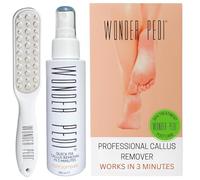 Wonder Pedi - Raspa per rimuovere calli e calli, in tre minuti, esfoliante istantaneo, esfoliante per talloni, trattamento pedicure e spa