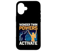 Wonder Twin Powers Attivare Twins Fratello Sorella Fratello Sorella F Custodia per iPhone 16