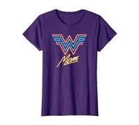 Wonder Woman 1984 Wonder Mom Neon Maglietta, Donna, Viola, 3XL