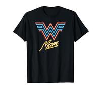 Wonder Woman 1984 Wonder Mom Neon Maglietta, Uomo, Nero, 4XL