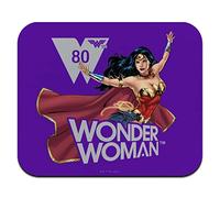 Wonder Woman 80th Warrior - Tappetino per mouse sottile a basso profilo, colore: viola
