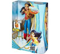 WONDER WOMAN BAMBOLA Figura Action 30cm RARA Suoni Luci DC COMICS Mattel DTR13