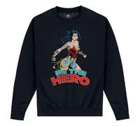 Wonder Woman Be The Hero Felpa Adulto Unisex (PN411)