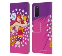 WONDER WOMAN DC COMICS ARTE VINTAGE CUSTODIA COVER A PORTAFOGLIO PER SAMSUNG 1